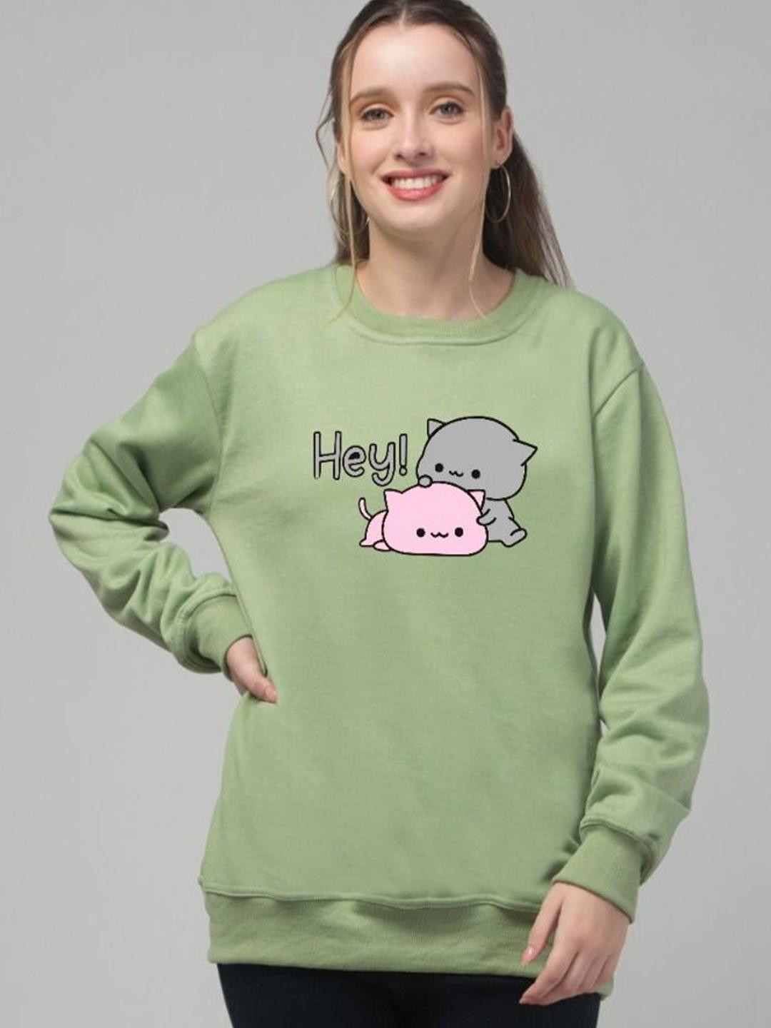 Women Sweatshirt light green